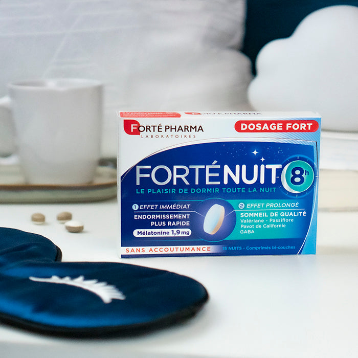 Forté Pharma Forté Nuit 8h - Complément Alimentaire Pour Un Sommeil De Qualité - 30 Unités