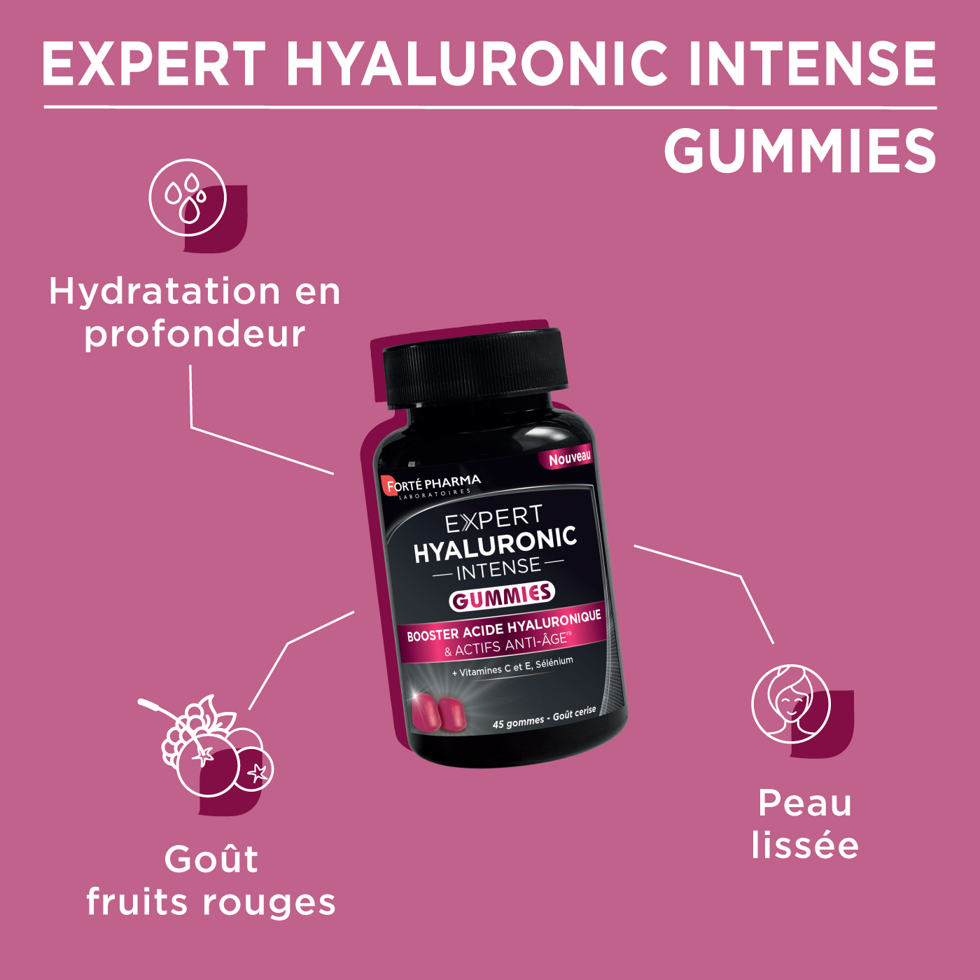 Expert Hyaluronic Intense gummies