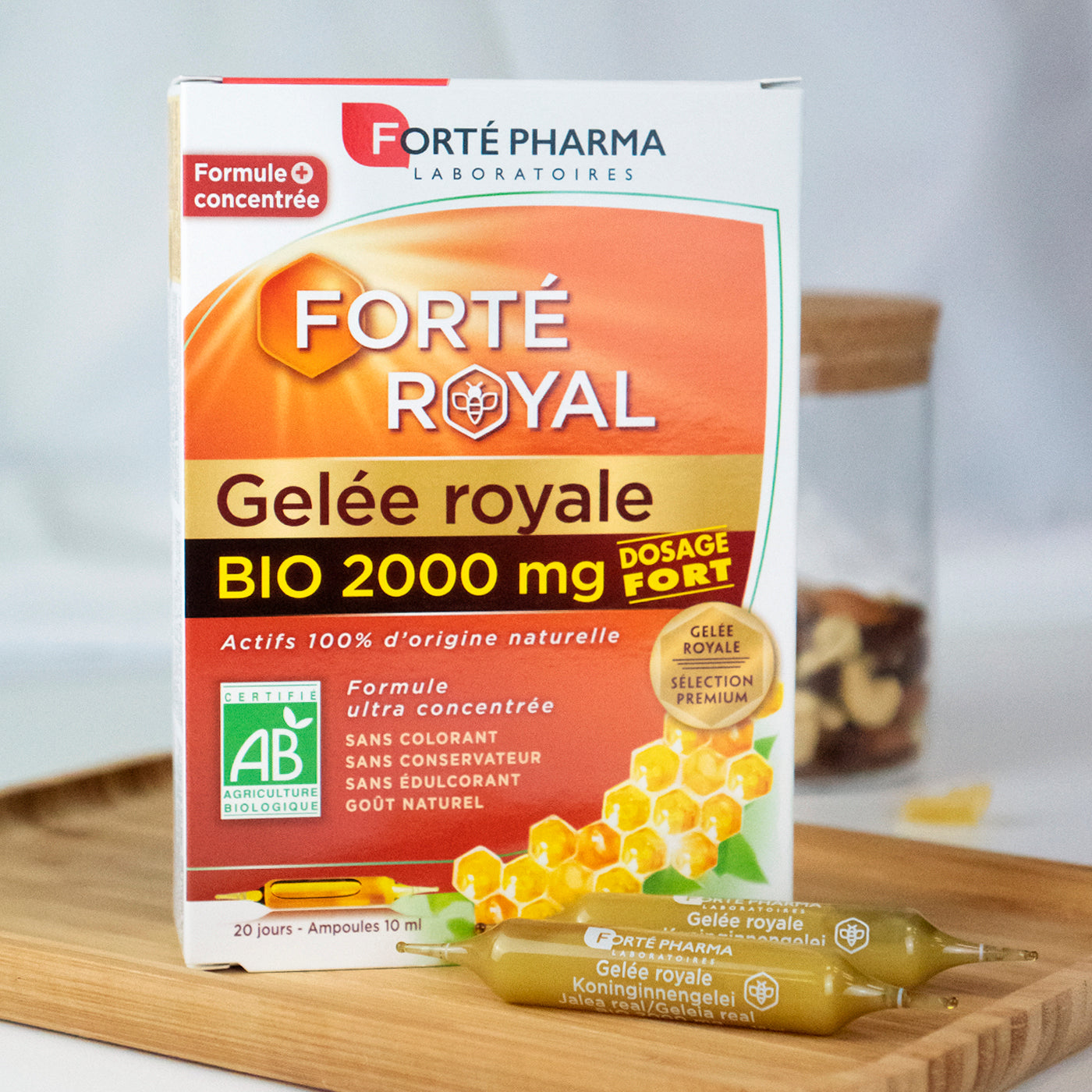 Forté Royal Gelée Royale Bio 2000 mg - Immunité ruche